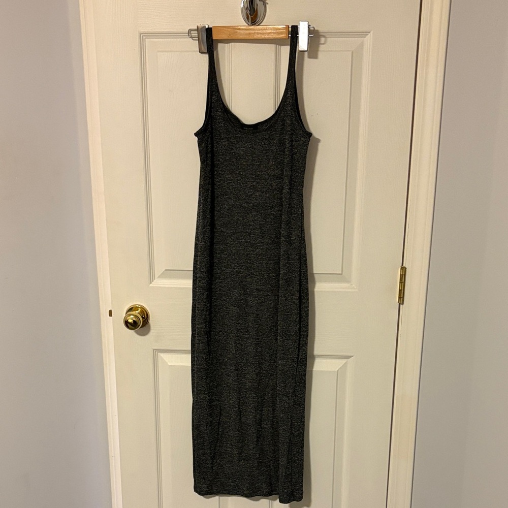 Babaton Charcoal Sleeveless Maxi Dress
